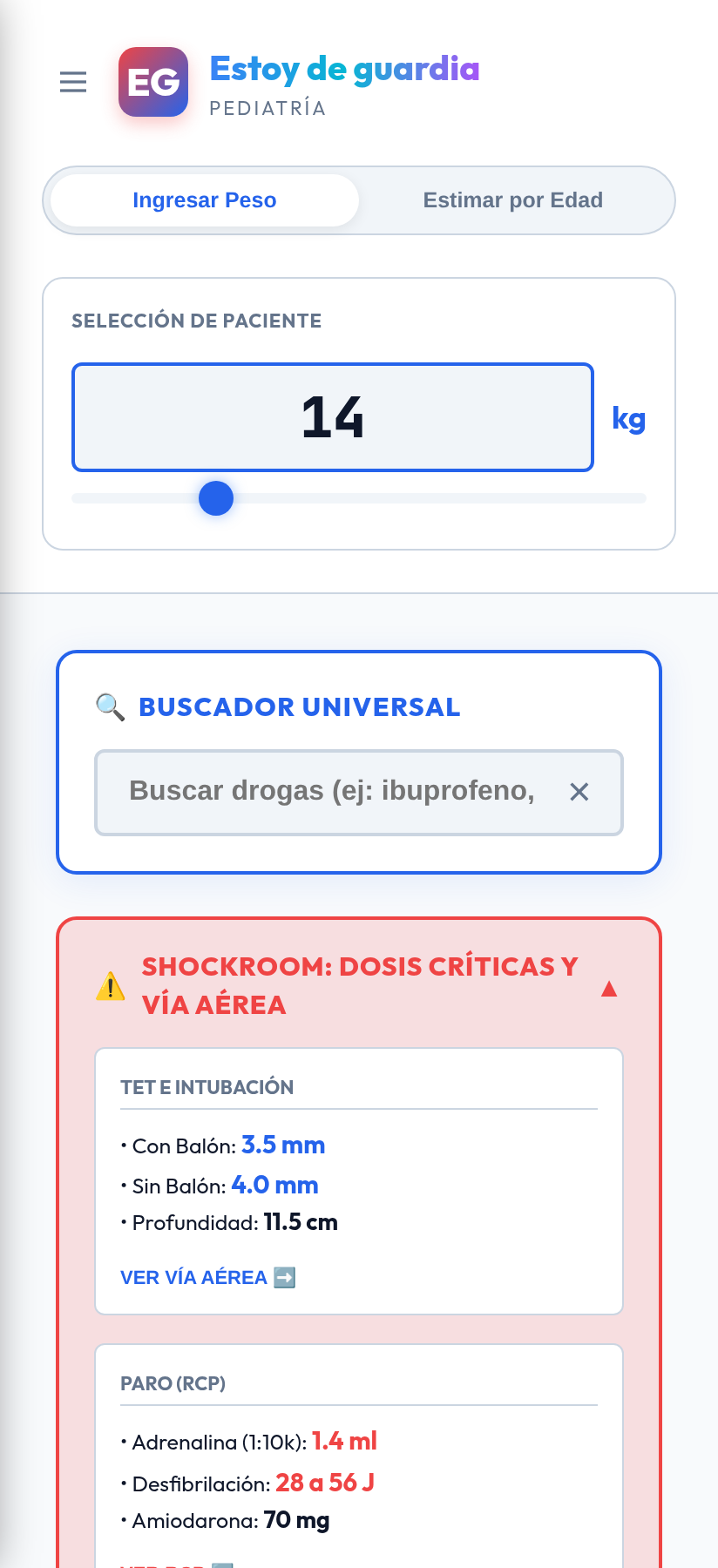 Dashboard EGPediatria